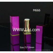 Shiny Pink Cheap Square Lipstick Container